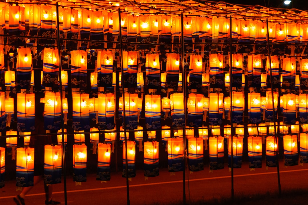 전통 한국 등불
