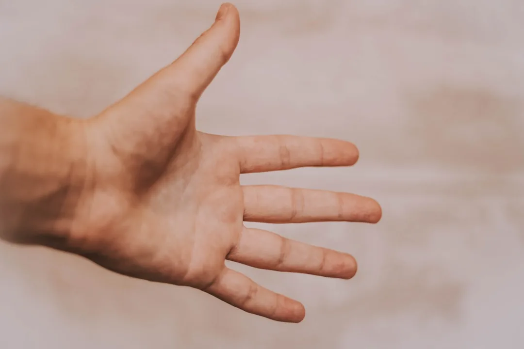 손가락과 손톱이 또렷하게 보이는 손의 모습, 손톱 관상으로 성격과 건강운을 읽는 주제를 보여주는 대표 이미지